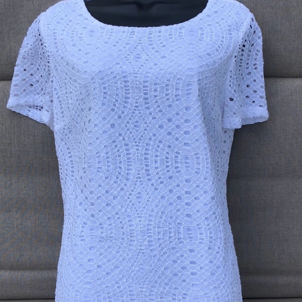 J CREW Eyelet Lace Top-New Without Tags - Picture 9 of 9